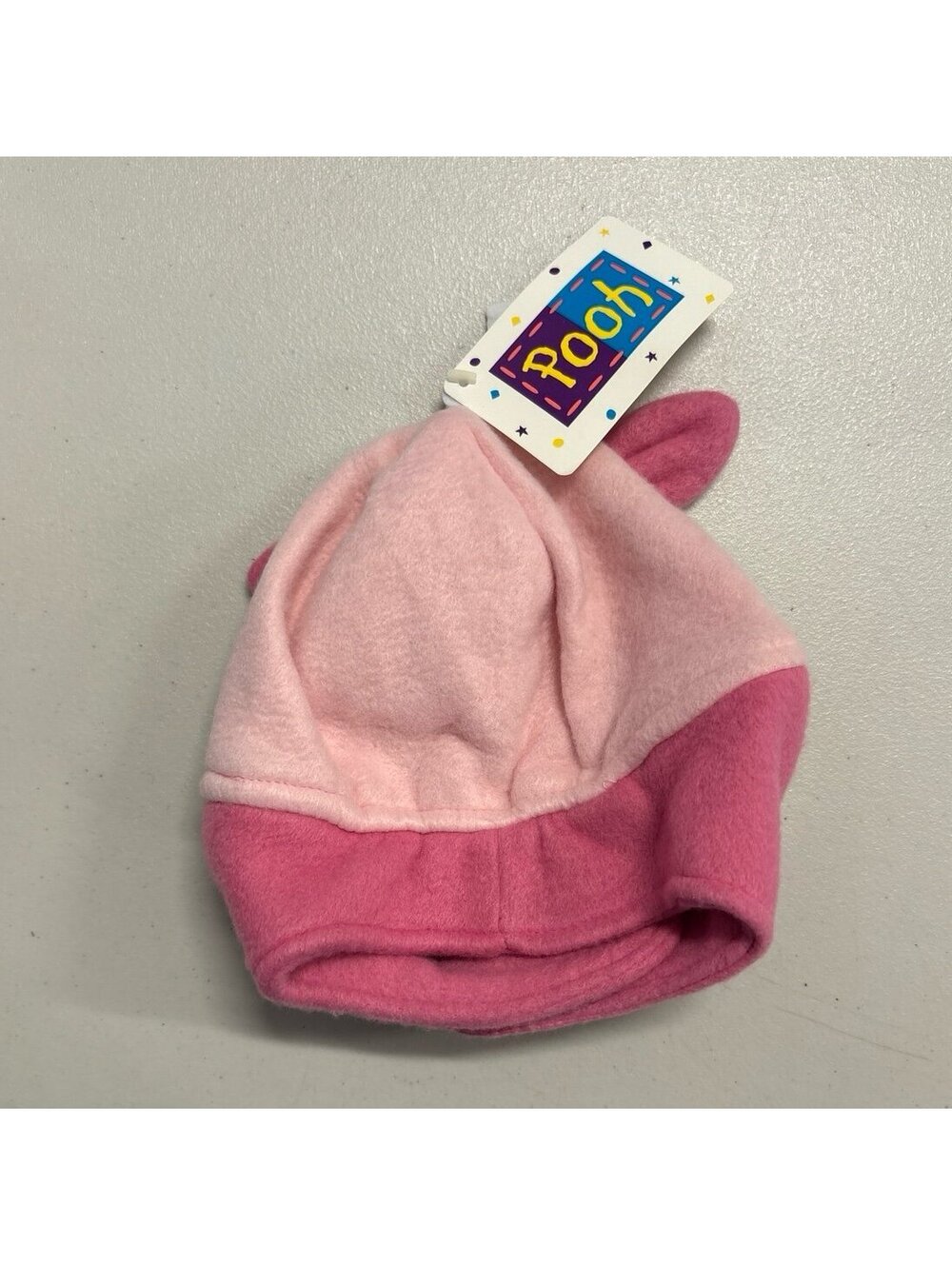Vintage Disney Winnie the Pooh Piglet Plush Baseball Cap Toddler Hat NWT Pink - Picture 3 of 5
